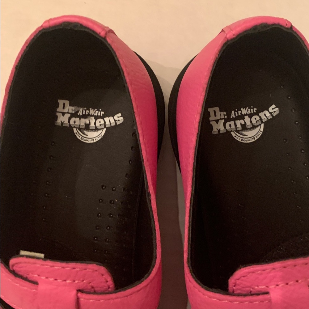 New no box Doc Dr. Martens Pink double strap so cute Shoes for Women size 6 USA - Picture 2 of 8